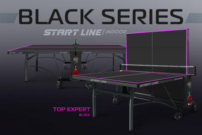 Стол теннисный Top Expert Black
