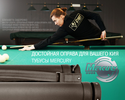 Тубус на 1 кий "Меркури-PRO" без кармана
